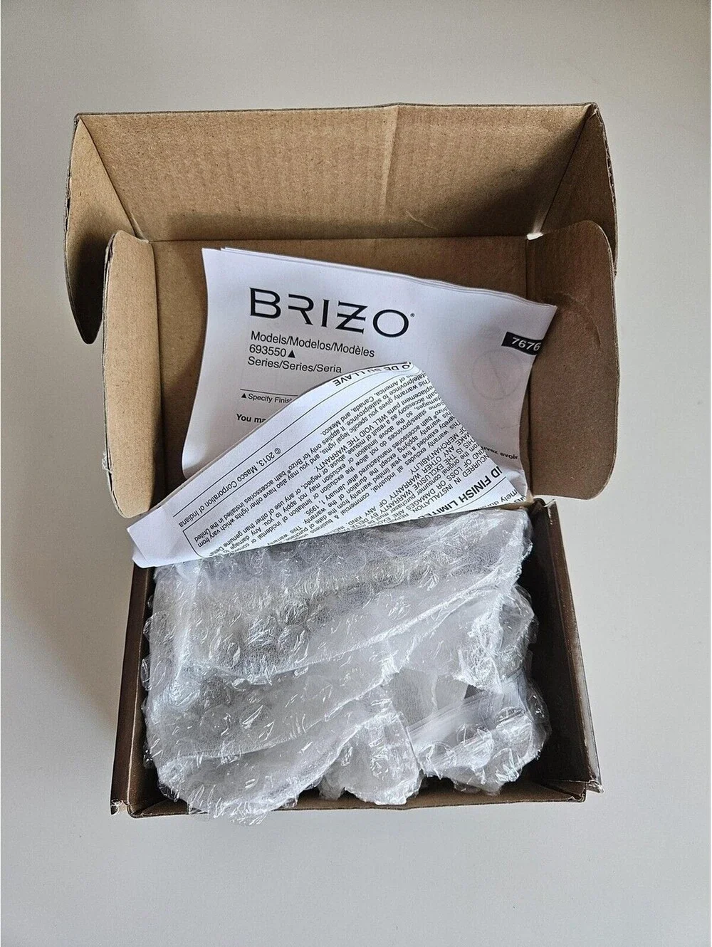 Brizo Sotria Double Towel Robe Hook Chrome Silver Wall Mount Bath 693550